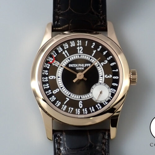 パテックフィリップ カラトラバ Ref.6000R-001 ローズゴールド ブラウン文字盤 商品画像1