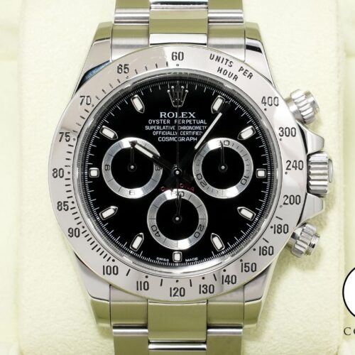 ロレックス デイトナ Ref.116520 ステンレススチール ブラック文字盤 中古 rdffjajd 商品画像1