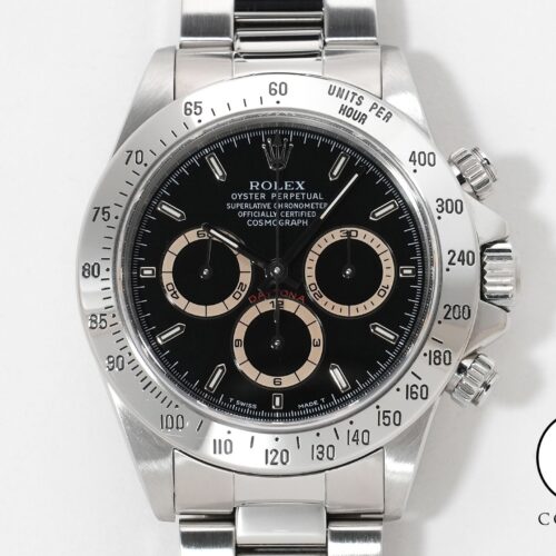 ロレックス デイトナ エルプリメロ Ref.16520 ステンレススチール ブラック文字盤 中古 pe5v4n3w 商品画像1