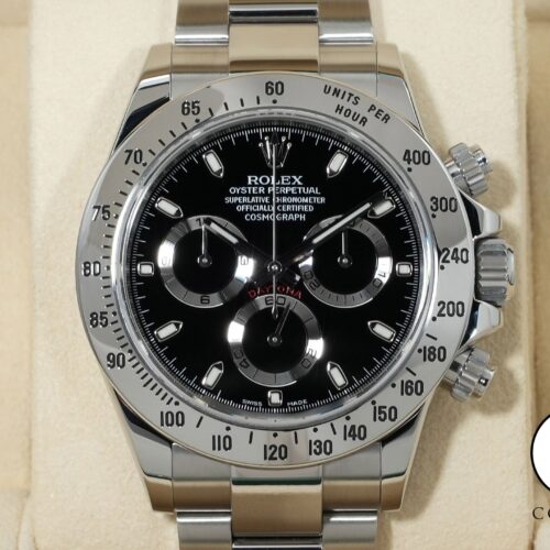ロレックス デイトナ Ref.116520 ステンレススチール ブラック文字盤 中古 92dv9eqq 商品画像1