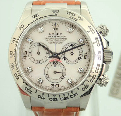 ロレックス デイトナ Ref.116519 ピンクシェル文字盤 中古 daytona-249 商品画像1