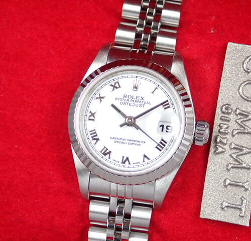 ロレックス デイトジャスト Ref.79174 ホワイトローマン文字盤 中古 datejust-35 ジュビリーブレスレット 商品画像1