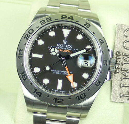 ロレックス エクスプローラーII Ref.216570 ブラック文字盤 中古 explorer2-48 商品画像1