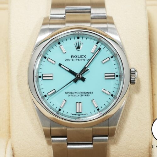 ロレックス オイスターパーペチュアル36 Ref.126000 ステンレススチール ターコイズ文字盤 中古 5wm3ws3y 商品画像1