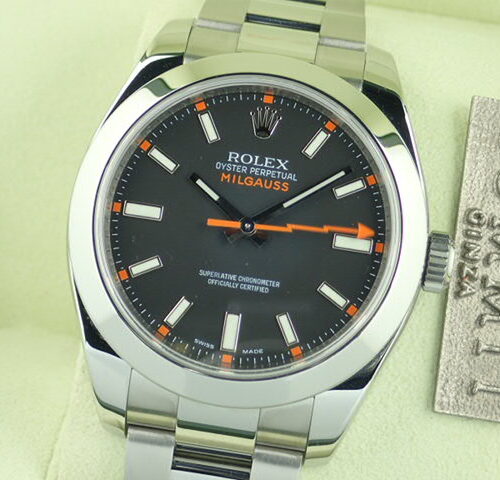 ロレックス ミルガウス Ref.116400 ブラック文字盤 中古 milgauss-13 商品画像1