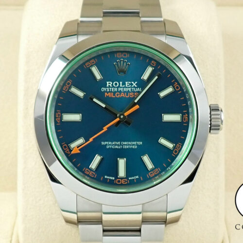 ロレックス ミルガウス Ref.116400GV ステンレススチール Zブルー文字盤 商品画像1