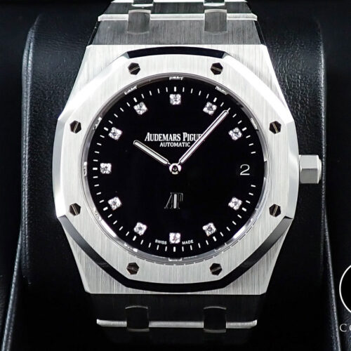 オーデマピゲ ロイヤルオーク ジャンボ エクストラ シン Ref.15206PT.OO.1240PT.01 プラチナ オニキス11Pダイヤ文字盤 商品画像1