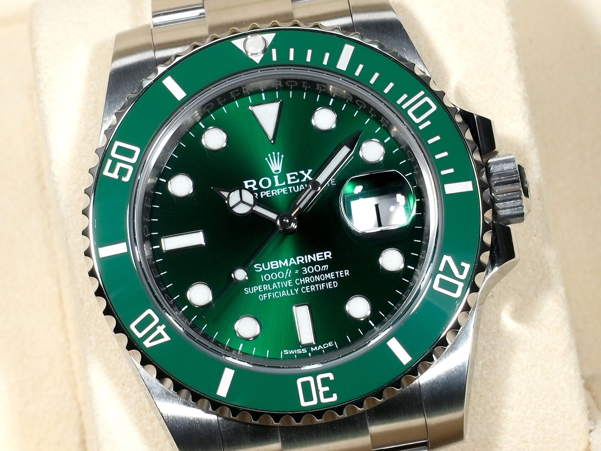 ロレックス サブマリーナー デイト Ref.116610LV ステンレススチール グリーン文字盤 美中古 97kwns99 商品画像3