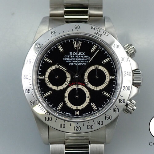 ロレックス デイトナ エルプリメロ Ref.16520 ステンレススチール ブラック文字盤 商品画像1