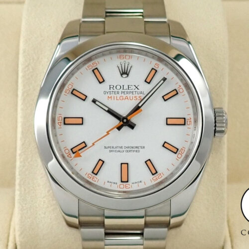 ロレックス ミルガウス Ref.116400 ステンレススチール ホワイト文字盤 商品画像1