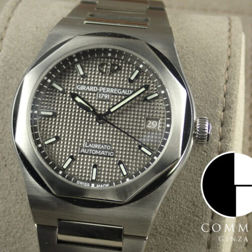 ジラールペルゴ ロレアート Ref.81005-11-231-11A グレー文字盤 中古 laureato-21 商品画像1
