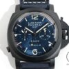 パネライ ルミノール クロノ モノプルサンテ GMT ブルーノッテ Ref.PAM01135 ミッドナイトブルー文字盤 美品 4352s9nk 商品画像1