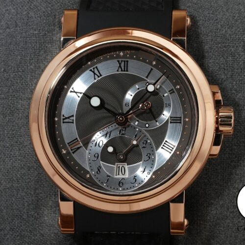 ブレゲ マリーン GMT Ref.5857BR/Z2/5ZU 18KRG グレー文字盤 中古 u8wjswu6 商品画像1
