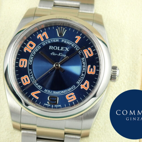 ロレックス エアキング Ref.114200 ブルーコンセントリック文字盤 中古 airking-17 商品画像1