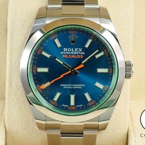 ロレックス ミルガウス Ref.116400GV ステンレススチール Zブルー文字盤 商品画像1
