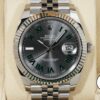 ロレックス デイトジャスト41 Ref.126334 ステンレススチール/ホワイトゴールド スレートローマン文字盤 ジュビリーブレスレット 商品画像1