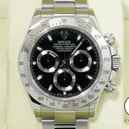 ロレックス デイトナ Ref.116520 ステンレススチール ブラック文字盤 中古 v72etpmp 商品画像1