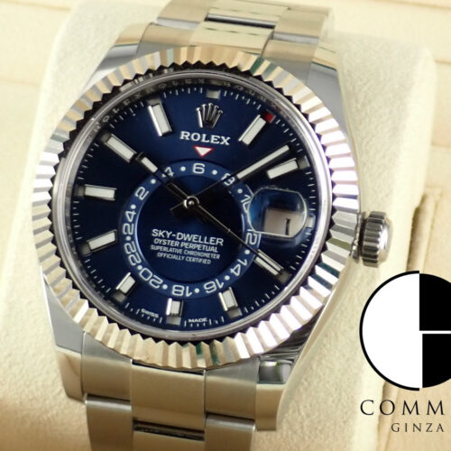 ロレックス スカイドゥエラー Ref.326934 ブルー文字盤 中古 sky-dweller-20 オイスターブレスレット 商品画像1