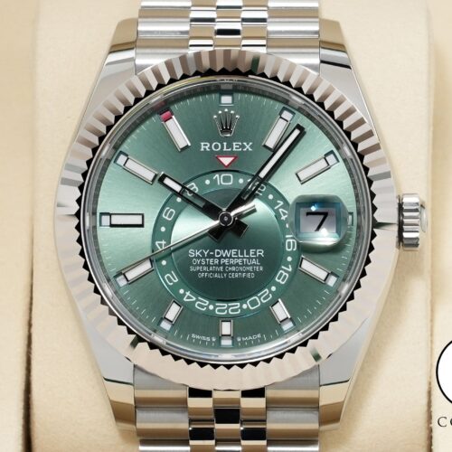 ロレックス スカイドゥエラー Ref.336934 ステンレススチール/ホワイトゴールド ミントグリーン文字盤 ジュビリーブレスレット 未使用 usvprq8m 商品画像1