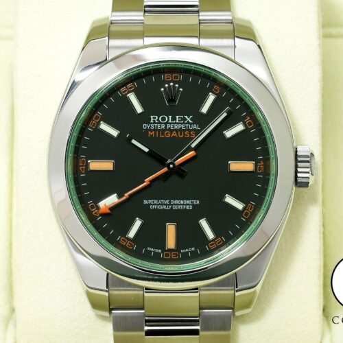 ロレックス ミルガウス Ref.116400GV ステンレススチール ブラック文字盤 美品 478ce3ra 商品画像1