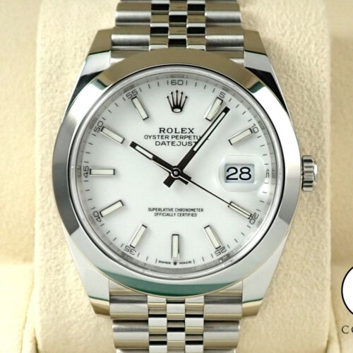 ロレックス デイトジャスト41 Ref.126300 ステンレススチール ホワイト文字盤 ジュビリーブレスレット 商品画像1