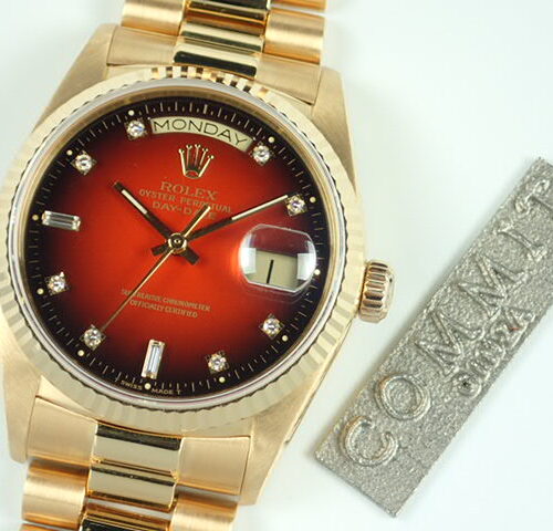 ロレックス デイデイト Ref.18038A チェリーグラデーション文字盤 中古 day-date-42 商品画像1