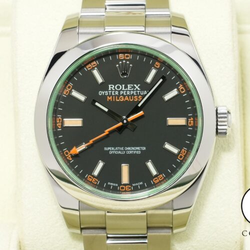 ロレックス ミルガウス Ref.116400GV ステンレススチール ブラック文字盤 美中古 fsn67pi2 商品画像1