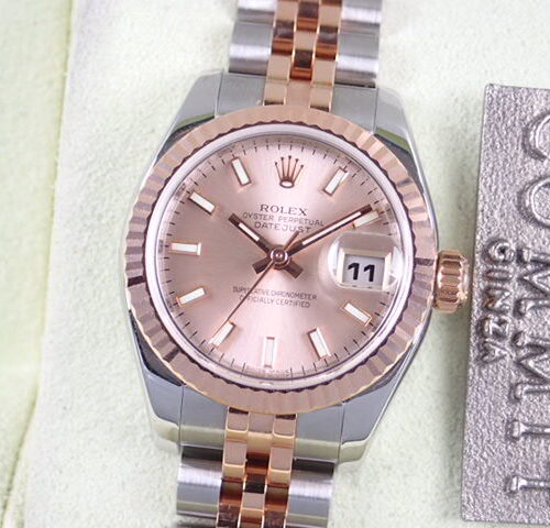 ロレックス デイトジャスト Ref.179171 ピンクダイヤル文字盤 中古 datejust-25 ジュビリーブレスレット 商品画像1