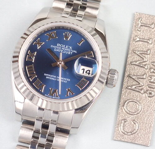 ロレックス デイトジャスト Ref.179174 ブルーローマン文字盤 中古 datejust-29 ジュビリーブレスレット 商品画像1