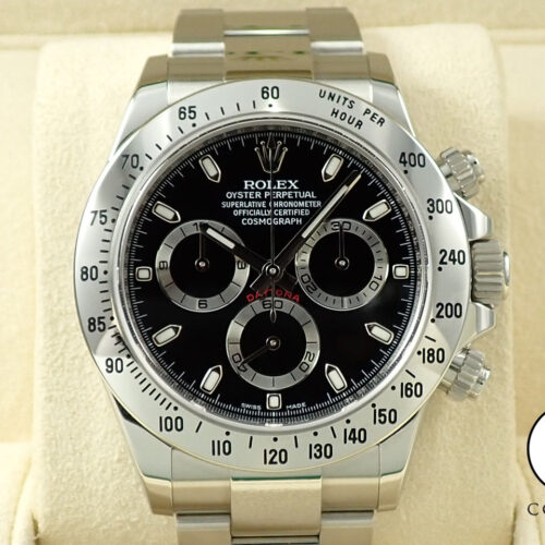 ロレックス デイトナ Ref.116520 ステンレススチール ブラック文字盤 商品画像1
