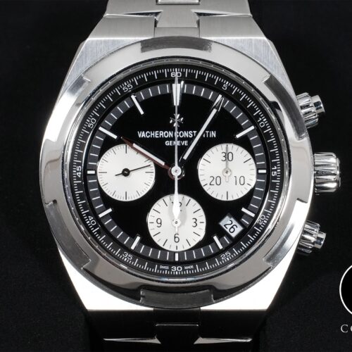 ヴァシュロンコンスタンタン オーヴァーシーズ クロノグラフ Ref.5500V/110A-B481 ステンレススチール ブラック文字盤 中古 x3cbtexo 商品画像1