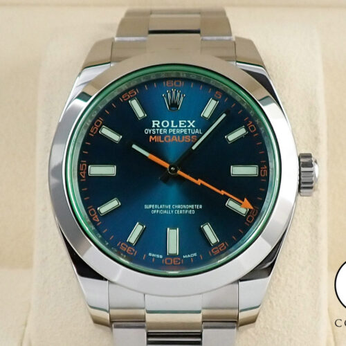 ロレックス ミルガウス Ref.116400GV ステンレススチール Zブルー文字盤 商品画像1