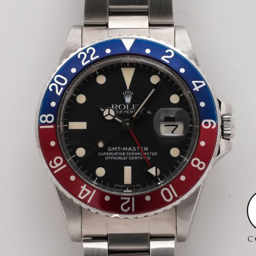ロレックス GMTマスター Ref.16750 ステンレススチール ブラック文字盤 オイスターブレスレット 商品画像1