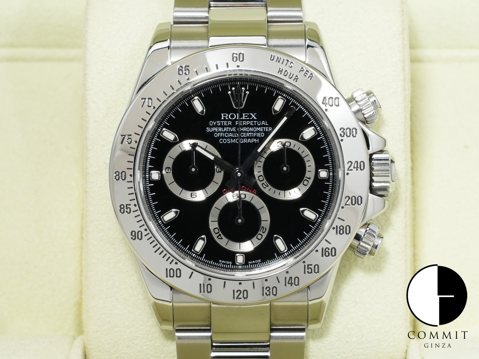 ロレックス デイトナ Ref.116520 ステンレススチール ブラック文字盤 中古 ox56yaf6 商品画像1