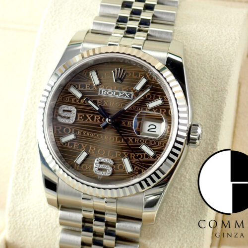 ロレックス デイトジャスト36 Ref.116234 ブラウンウェーブ文字盤 美品 datejust-198 ジュビリーブレスレット 商品画像1