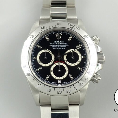 ロレックス デイトナ エルプリメロ Ref.16520 ステンレススチール ブラック文字盤 商品画像1
