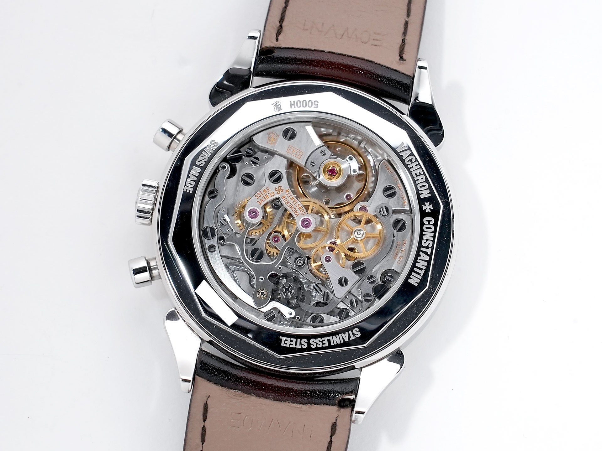 ヴァシュロンコンスタンタン ヒストリーク コルヌ・ドゥ・ヴァッシュ 1955 Ref.5000H/000A-B582 ステンレススチール シルバー文字盤 美品 ba8bjefc 商品画像6