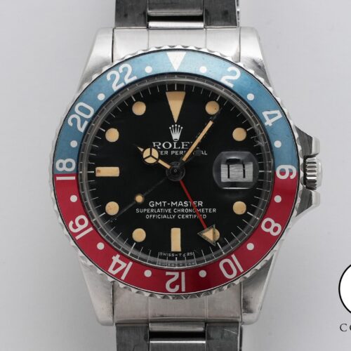 ロレックス GMTマスター Ref.1675 ステンレススチール ブラック文字盤 オイスターブレスレット 商品画像1