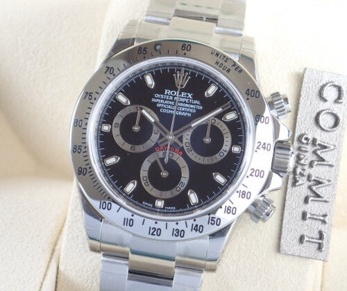 ロレックス デイトナ Ref.116520 ブラック文字盤 未使用 daytona-51 商品画像1