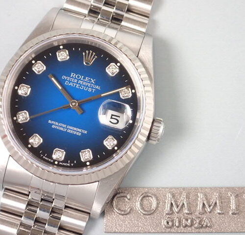 ロレックス デイトジャスト Ref.16234 ブルーグラデーション文字盤 中古 datejust-14 ジュビリーブレスレット 商品画像1