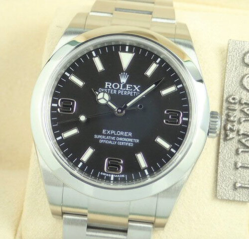 ロレックス エクスプローラー Ref.214270 ブラック文字盤 中古 explorer-93 商品画像1