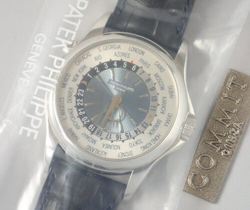 パテックフィリップ ワールドタイム Ref.5130P ブルーソレイユ文字盤 未使用 worldtime-2 商品画像1