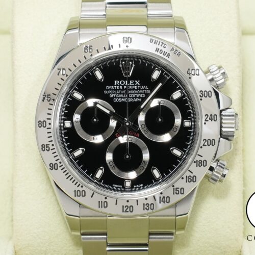 ロレックス デイトナ Ref.116520 ステンレススチール ブラック文字盤 中古 n2tyfzxa 商品画像1