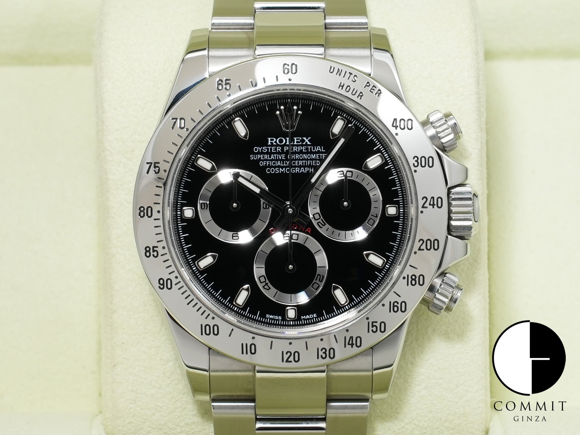 ロレックス デイトナ Ref.116520 ステンレススチール ブラック文字盤 中古 dmmcvjgk 商品画像1