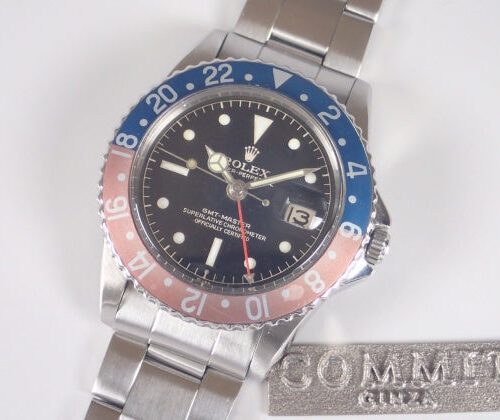 ロレックス GMTマスター Ref.1675MM ブラック文字盤 中古 gmt-master-6 オイスターブレスレット 商品画像1