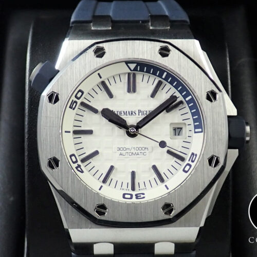 オーデマピゲ ロイヤルオーク オフショア ダイバー Ref.15710ST.OO.A010CA.01 ステンレススチール ホワイト文字盤 商品画像1