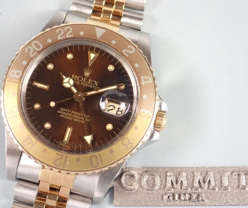ロレックス GMTマスター Ref.16753 ブラウンシャイニー文字盤 中古 gmt-master-9 ジュビリーブレスレット 商品画像1