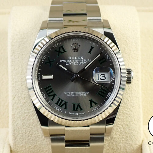 ロレックス デイトジャスト36 Ref.126234 ステンレススチール/ホワイトゴールド スレート文字盤 オイスターブレスレット 商品画像1