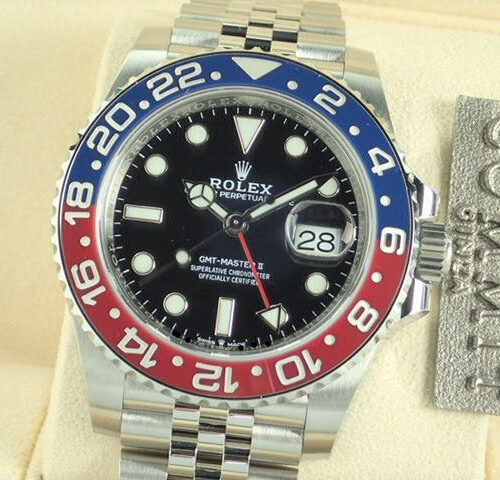 ロレックス GMTマスターII Ref.126710BLRO ブラック文字盤 未使用 gmt-master-102 ジュビリーブレスレット 商品画像1