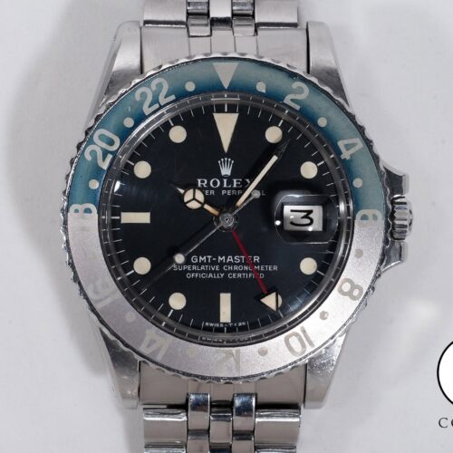 ロレックス GMTマスター Ref.1675 ステンレススチール ブラック文字盤 ジュビリーブレスレット 中古 4bvy8qg5 商品画像1
